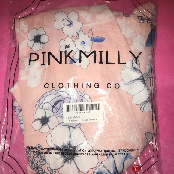 Kimono Cover Up Floral Duster one size NWT - Picture 4 of 4